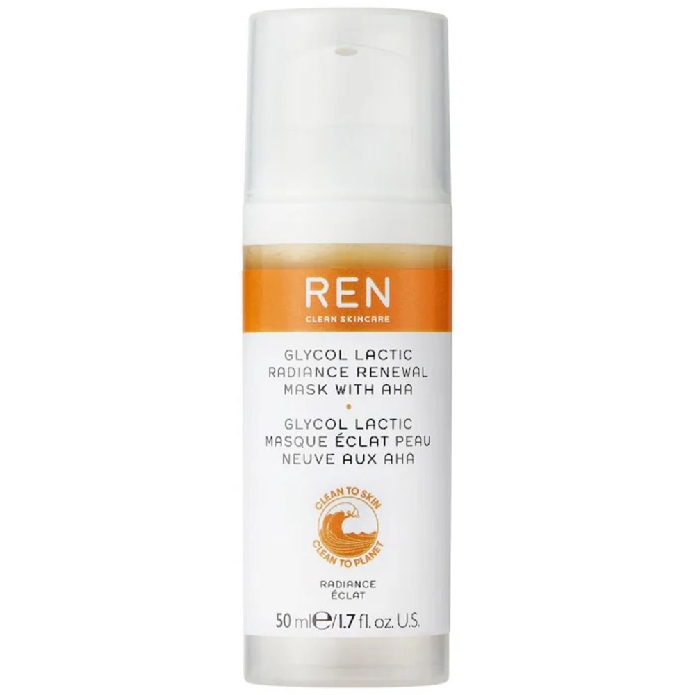 REN Clean Skincare Glycol Lactic Radiance Renewal Mask Brand New Never Used!